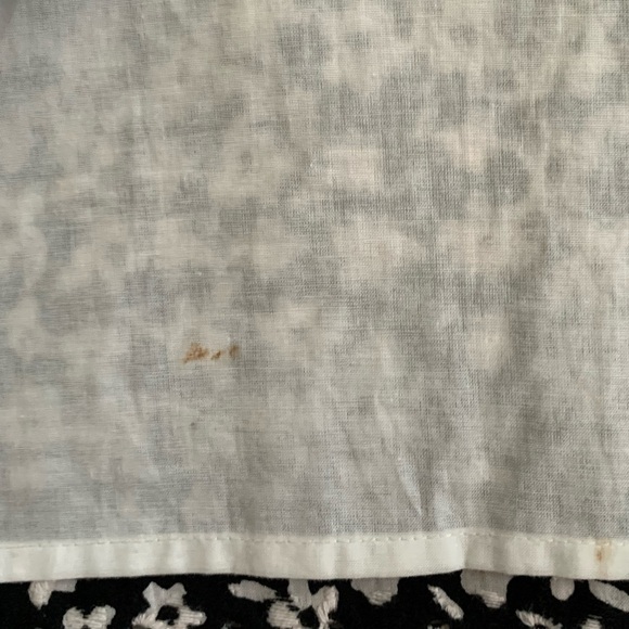 Karl Lagerfeld Floral Lace Eyelet Sleeveless Black/White Shift Dress in Size 2 - Picture 9 of 9